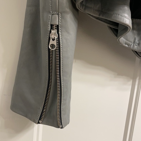 Sage Green Mackage Biker Jacket Size small - Picture 6 of 7